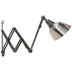 Extensible Wall Light Midgard in Steel, circa 1950