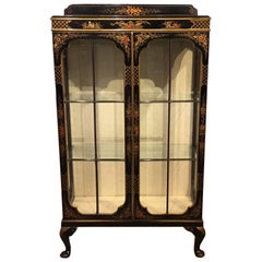 Chinoiserie Edwardian Period Display Cabinet