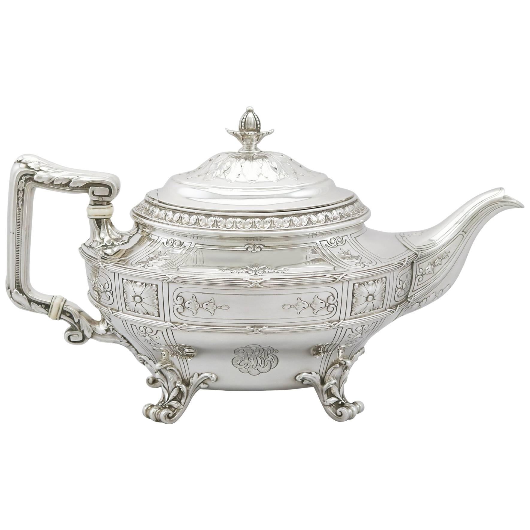 1940s American Silver Teapot