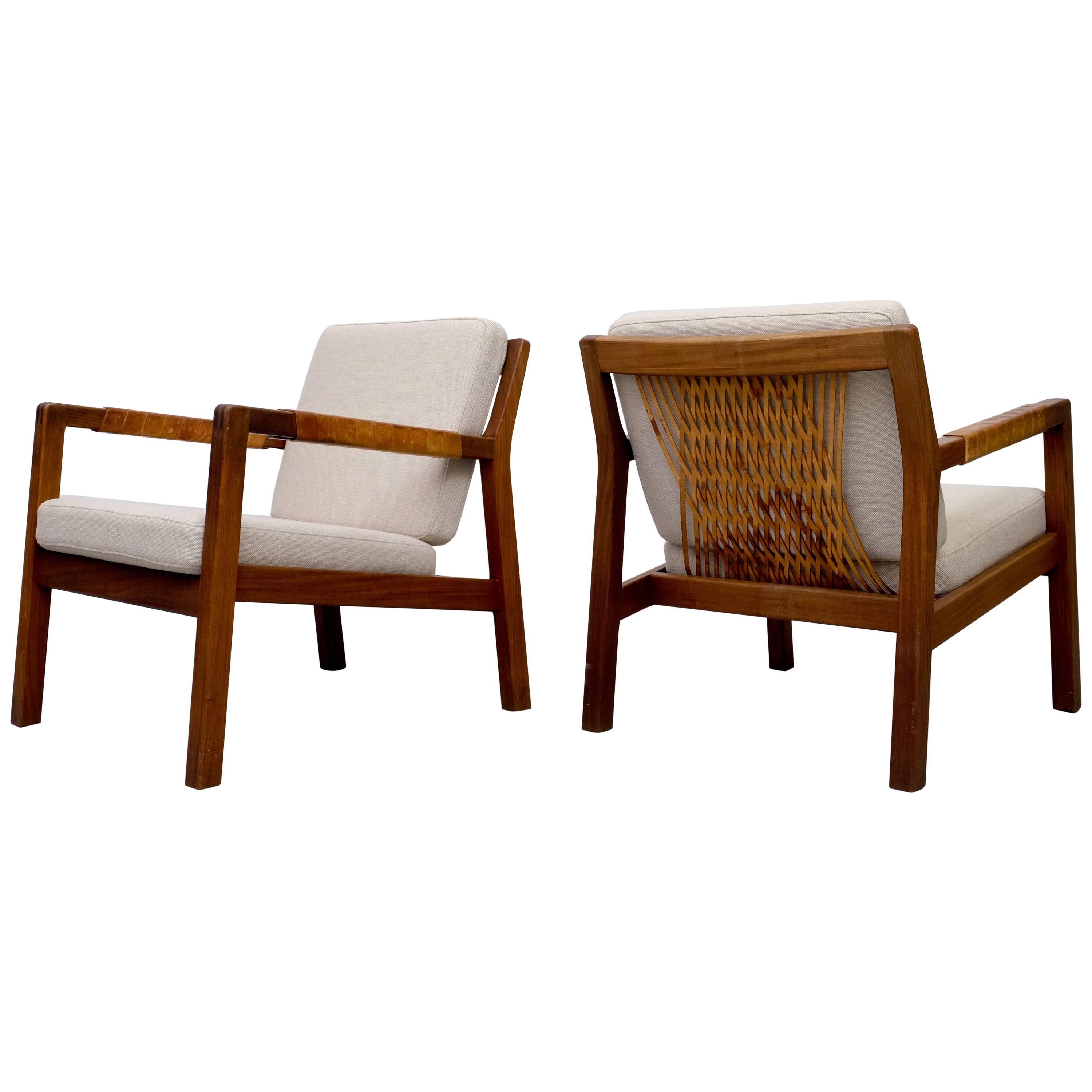 Pair of Armchairs Model Rialto by Carl Gustav Hiort af Ornäs, 1950s