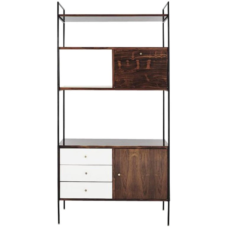 Bookcase Model Mf-710 by Geraldo de Barros, Brazil, 1956 For Sale