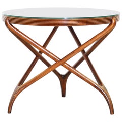 Italian Round Dining Table Attributed to Ico Parisi