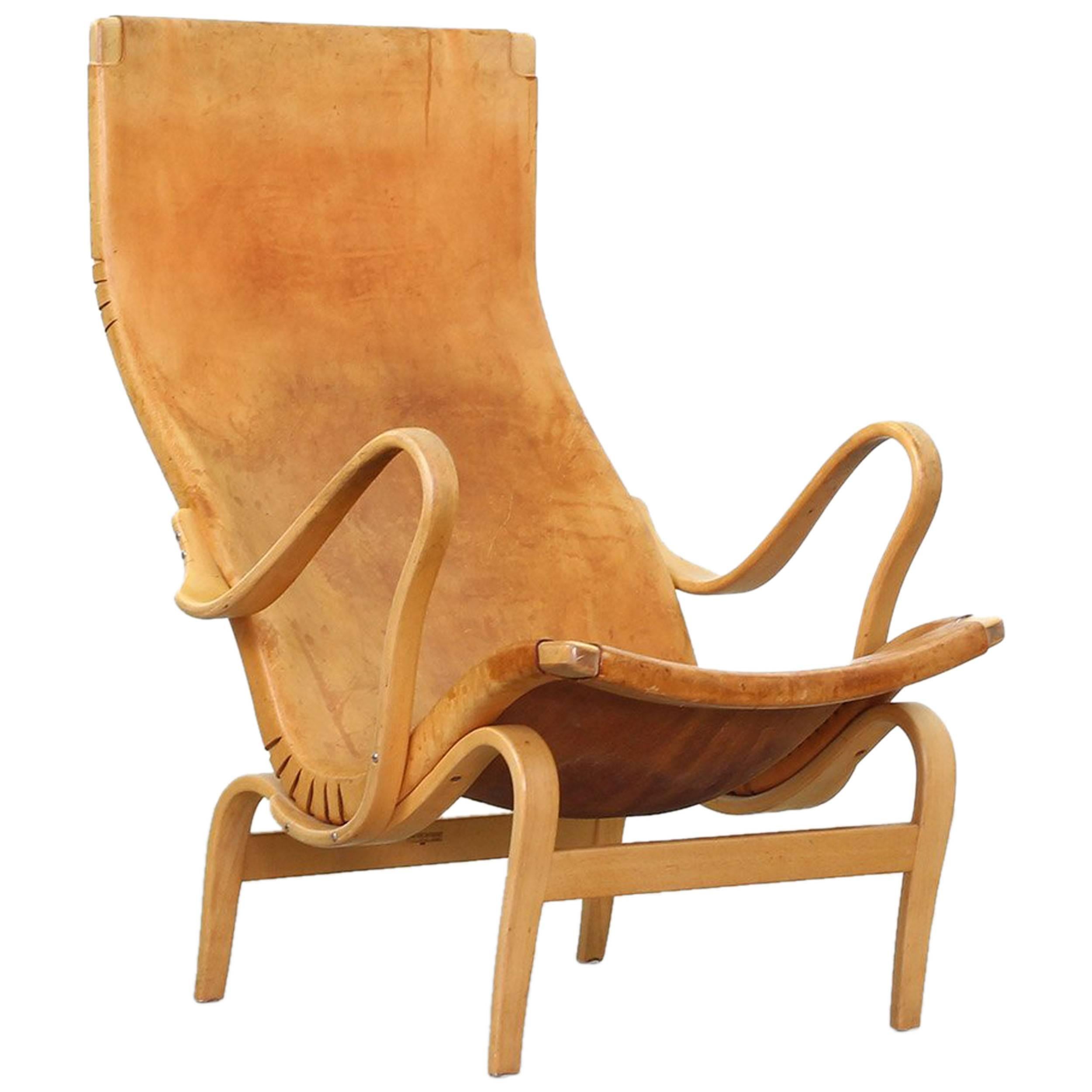 Lounge Chair Mod. Pernilla by Bruno Mathsson for Karl Mathsson, Sweden 1950s