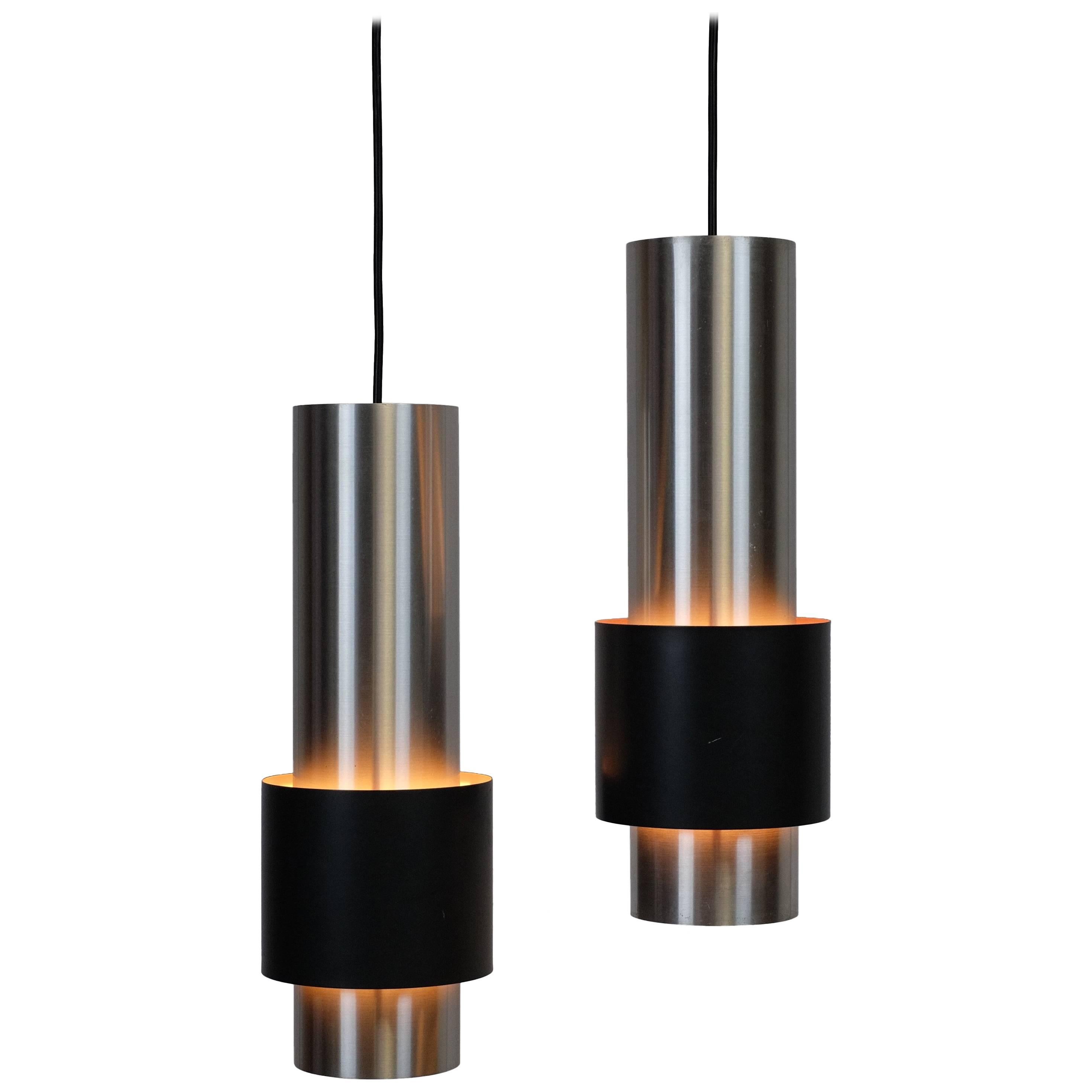 Pair of Zenith Lamps Designed by Jo Hammerborg, Produced by Fog & Mørup in 1967