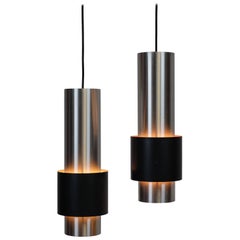 Pair of Zenith Lamps Designed by Jo Hammerborg, Produced by Fog & Mørup in 1967