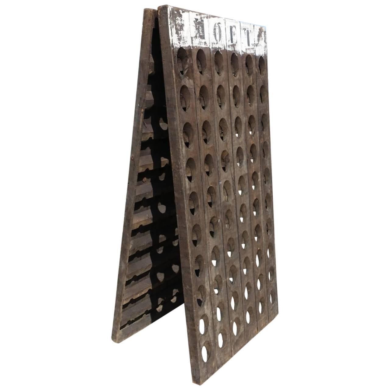 Pupitre, Möet and Chandon / Room Divider / Wine Rack at 1stDibs