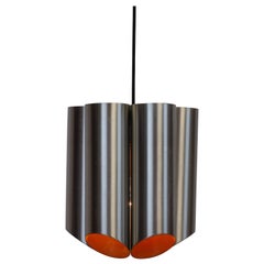 Stunning Danish Midcentury ’Cylindrical Lamp’ with Six Cylinders