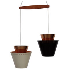 2-in-1 Lamp by Danish Designer Jo Hammerborg for Fog and Mørup