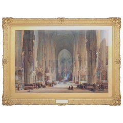 19th Century Watercolor Painting by Samuel Read
