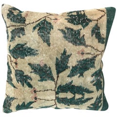 20th Century Turkish Rug Fragment Pillow