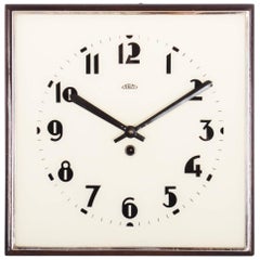 Beautiful, Rare Large Bauhaus Wall Clock