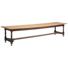 Huge Oak Dining Table, circa 1850