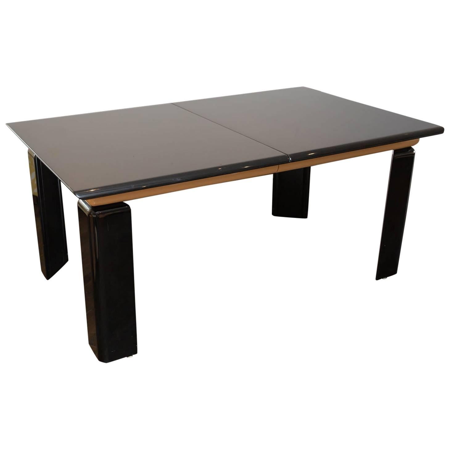 Two-Toned Lacquered Dining Table by Roger Rougier