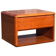 Midcentury Teak Side Table with Drawer