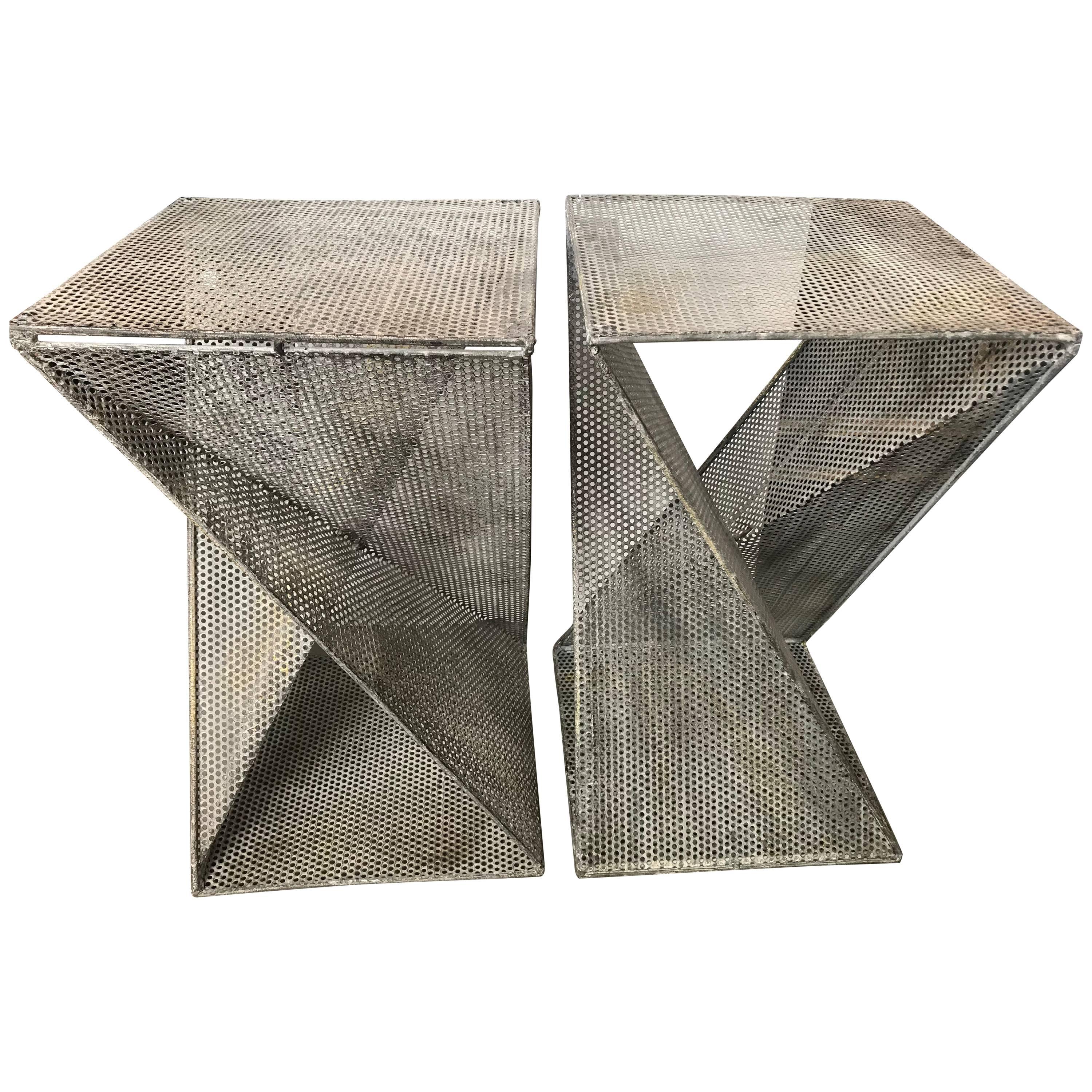 21st Century Artisan Metal Table For Sale