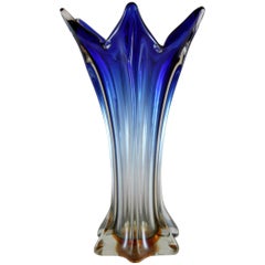 Vintage Murano Glass Vase, circa 1950s