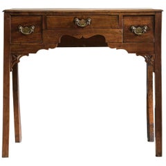 George III Yew and Cherry Lowboy