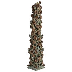 Matthew Solomon, Contemporary Tulipiere Sculpture, Glazed Stoneware, US, 2014