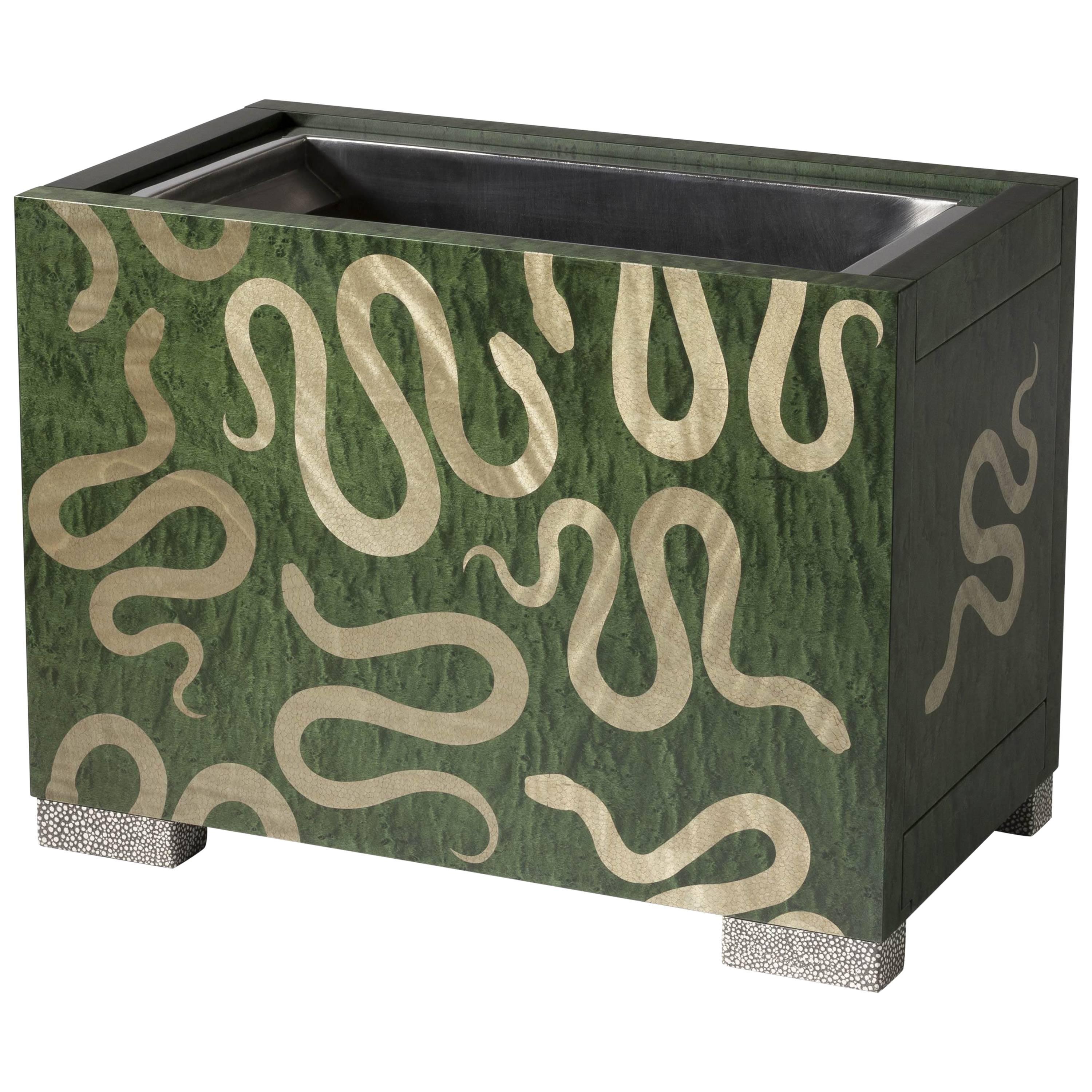 Zelouf + Bell, "Serpents, " Contemporary Champagne Cooler, Ireland, 2018