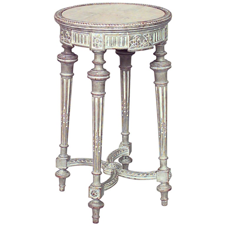 French 1940s ‘Louis XVI Style’ Round End Table For Sale at 1stdibs