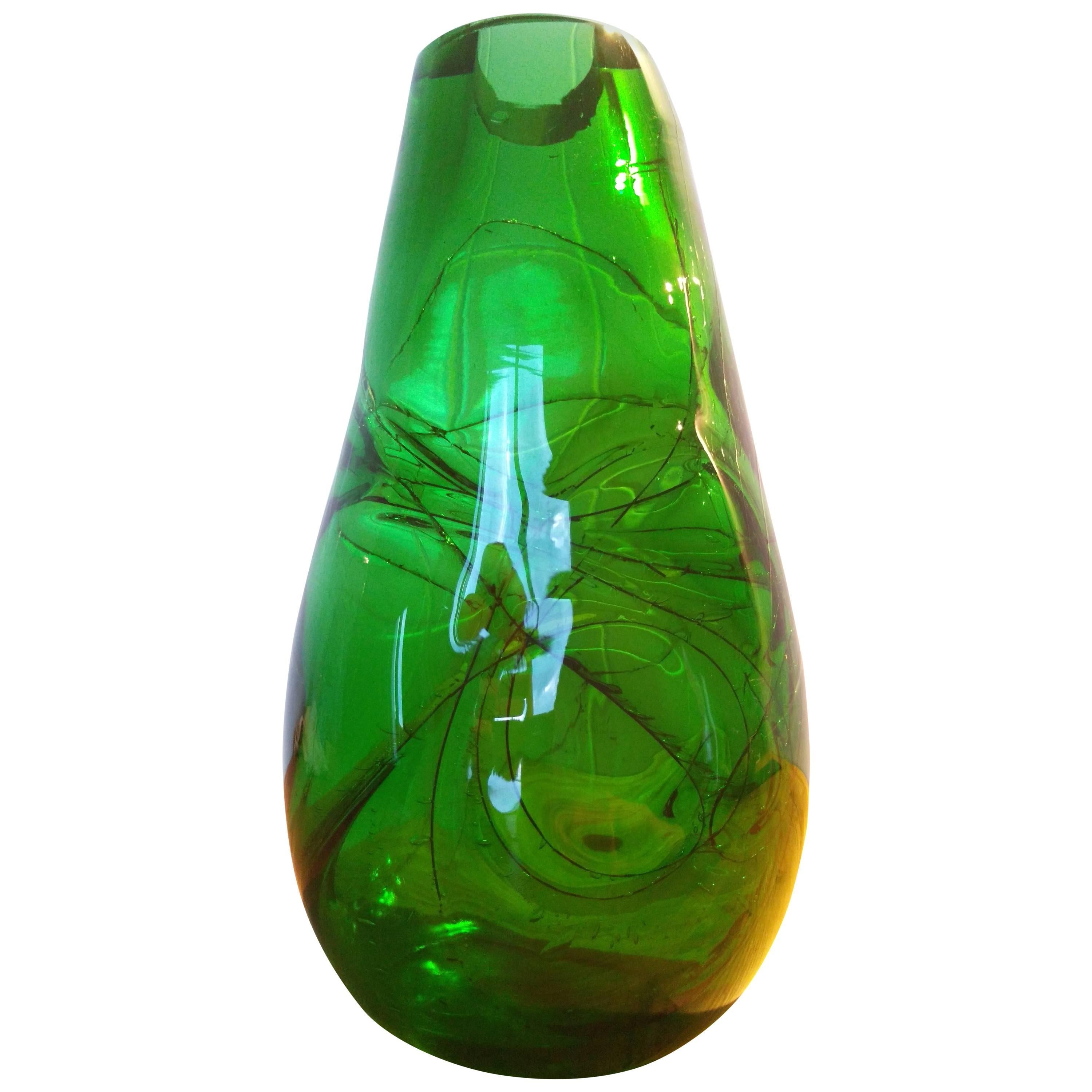 Vase en verre design en vente