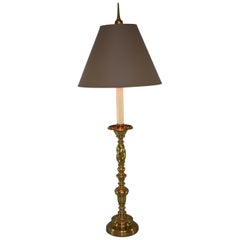 Twisted Brass Buffet Lamp by Chapman