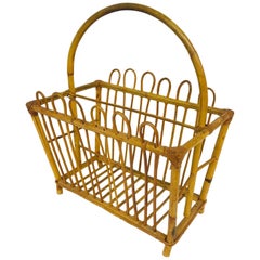 Rattan Magazine Holder