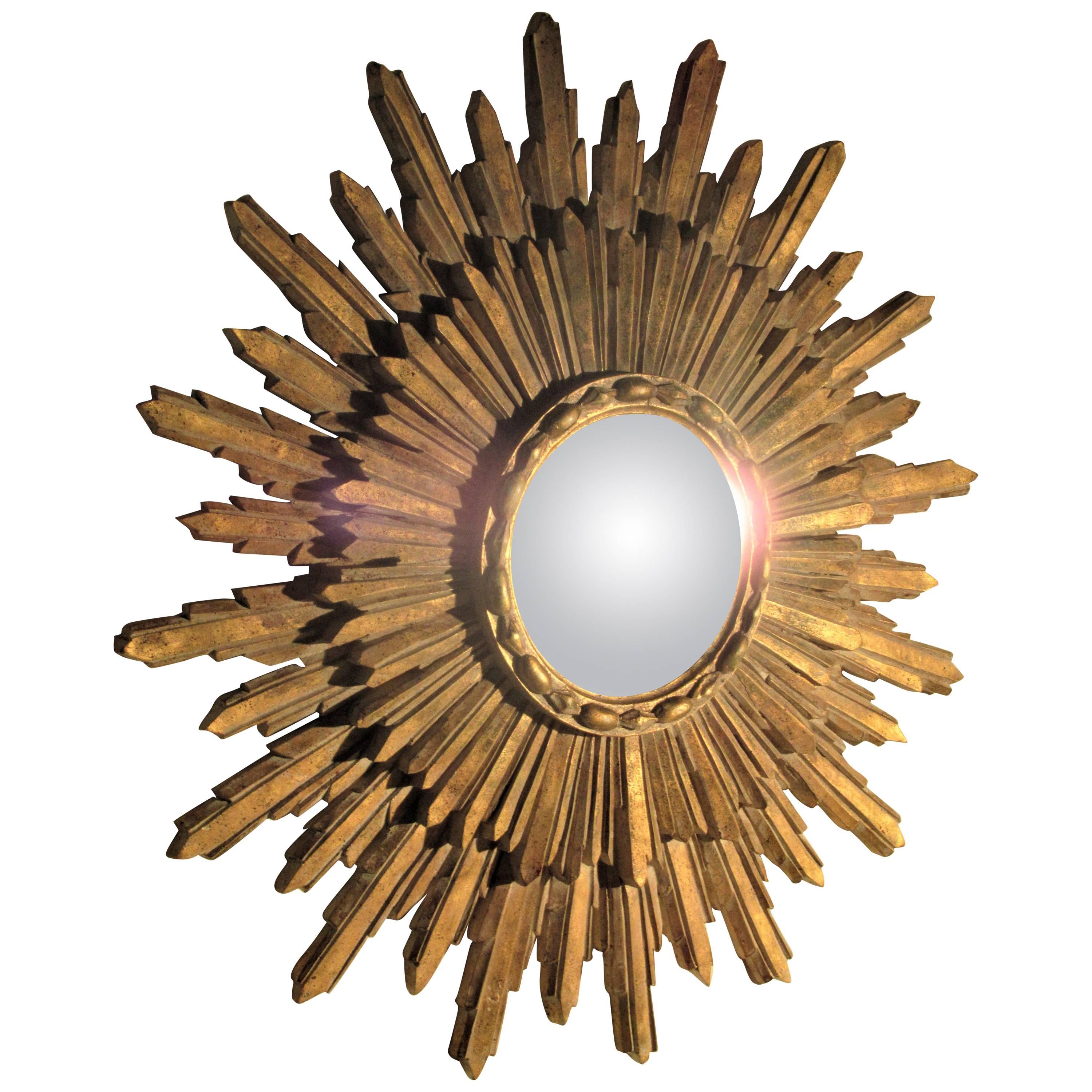 Gilt Sunburst Mirror