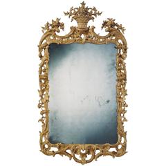 George II Carved Giltwood Mirror 8