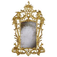 Highly Important George II Giltwood Mirror