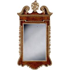 George II Walnut Mirror 9