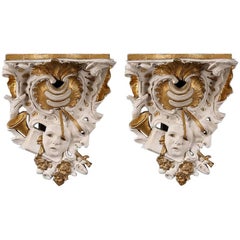 Pair of George III Period Wall Brackets