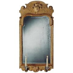 George I Gilt Gesso Mirror