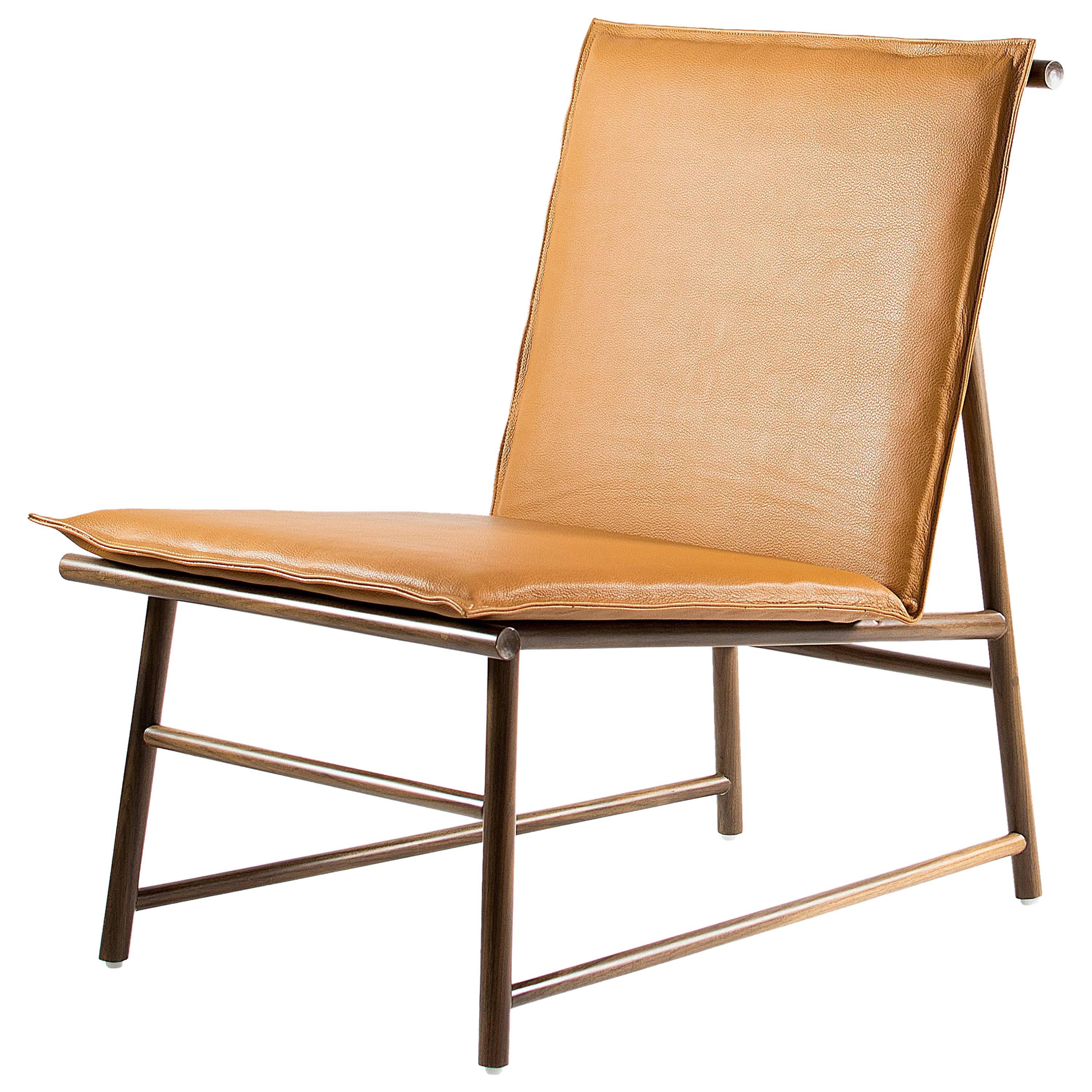 Your Skin Easy Chair/Walnut Wood For Sale