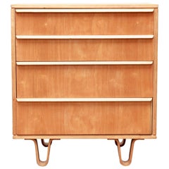 Birch Plywood CB05 Chest of Drawers by Cees Braakman for Pastoe, circa 1950s