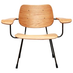 Dutch Minimalist Design Armchair by Tjerk Reijenga Model 8000 for Pilastro