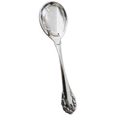 Antique Georg Jensen Silver 830s Lily of the Valley Jam Spoon #163