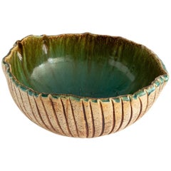 Unique Hand Built Ceramic Bowl by Bengt Berglund for Gustavsberg