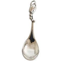 Georg Jensen Blossom #84 Sterling Silver Salt Spoon #103