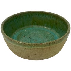 Vintage Angelo Garzio 1955 Studio Pottery Bowl