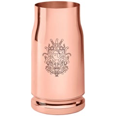 Ghidini 1961 Nowhere Bullet Vase in Rose Gold Finish