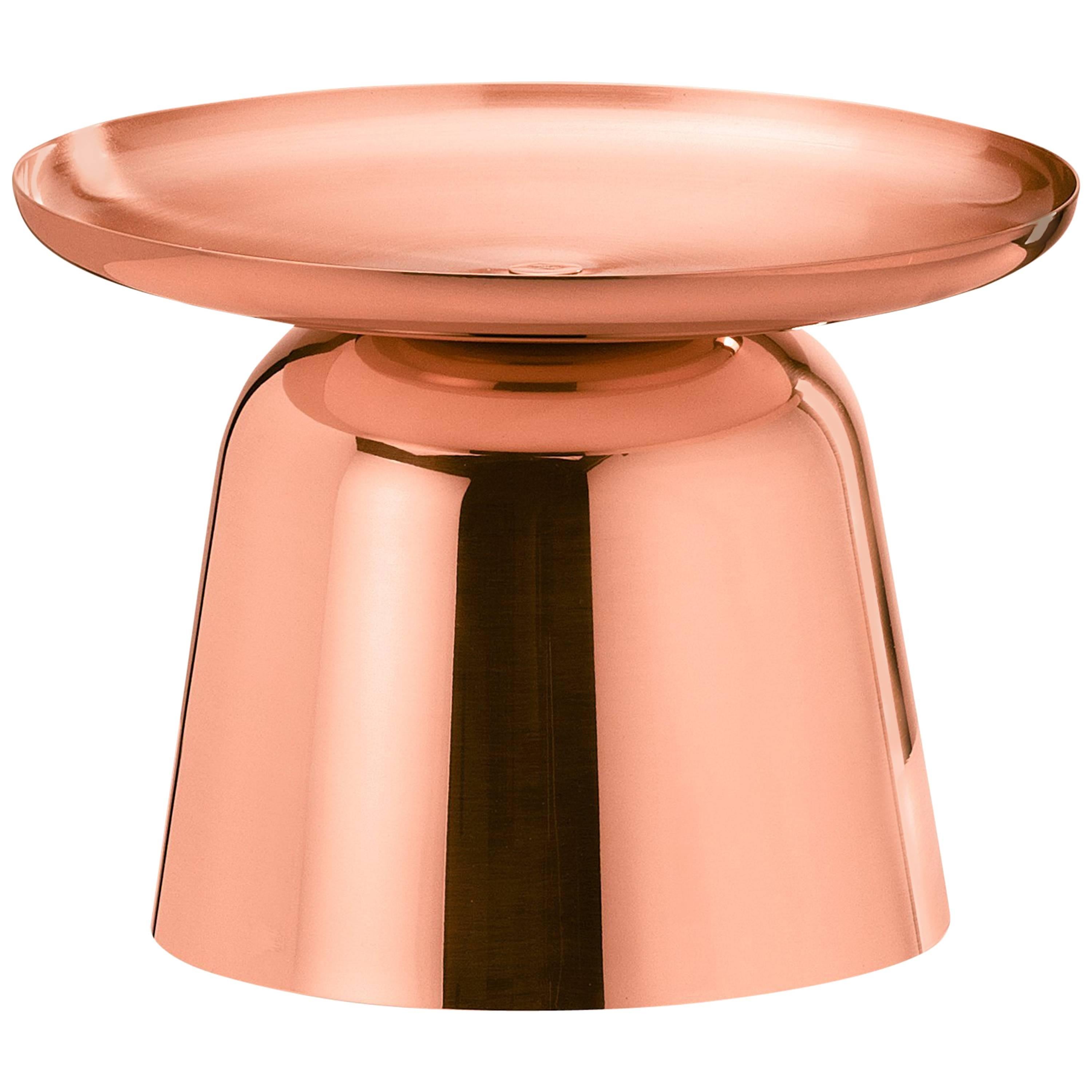 Ghidini 1961 Gil & Luc Small Vase in Rose Gold Finish For Sale