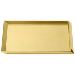 Ghidini 1961 Axonometry A4 Tray in Polished Brass