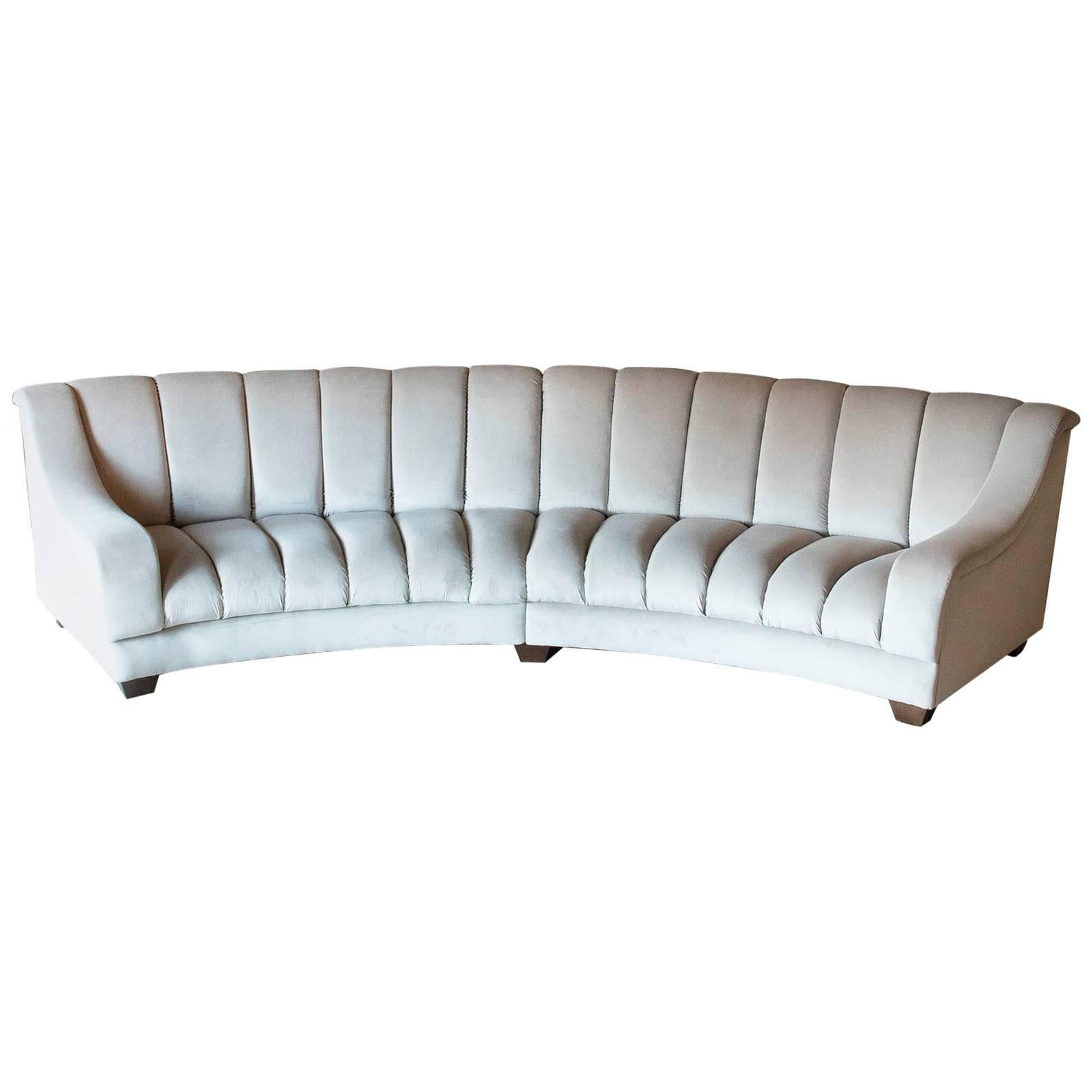 Flair Edition Contemporary Curved Sofa