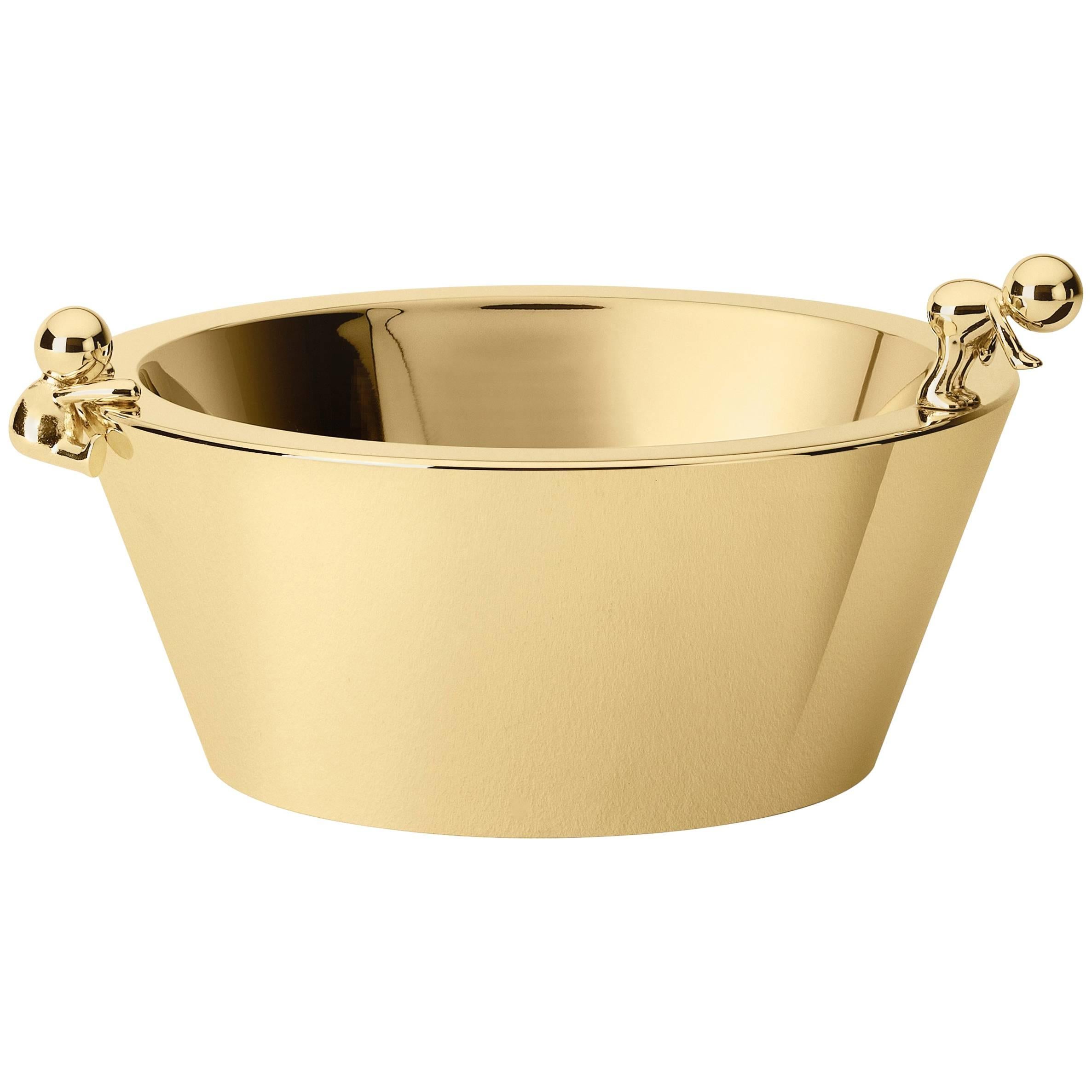 Ghidini 1961 Omini Medium Bowl in High Brass Finish