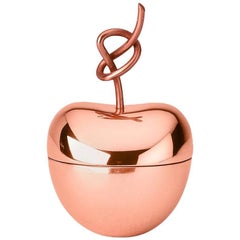 Ghidini 1961 Small Knotted Cherry Box in Rose Gold Finish