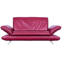 Koinor Rossini Leather Armchair Red Two-Seat