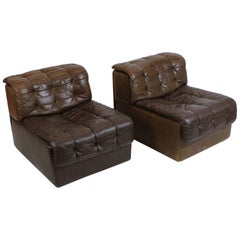 De Sede DS-11 Patchwork Leather Loveseat Sofa