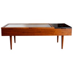 Walnut and Rosewood Coffee Table by Stewart MacDougall for Glenn of California