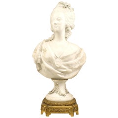 French Louis XVI Parium Marie Antoinette Bust